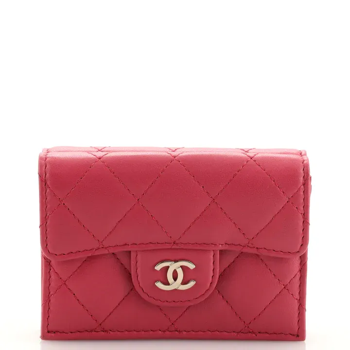 cc-classic-trifold-flap-wallet-quilted-lambskin-small-1488