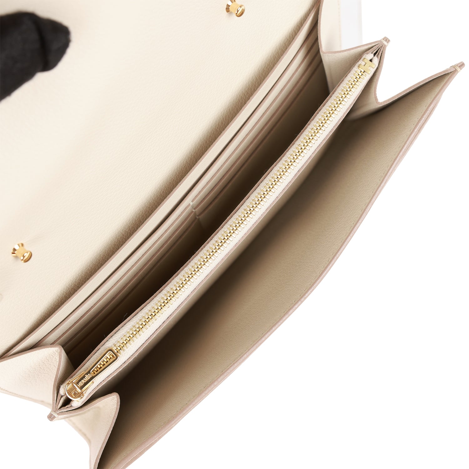 H Constance Wallet To Go Beton Evercolor Gold Hardware