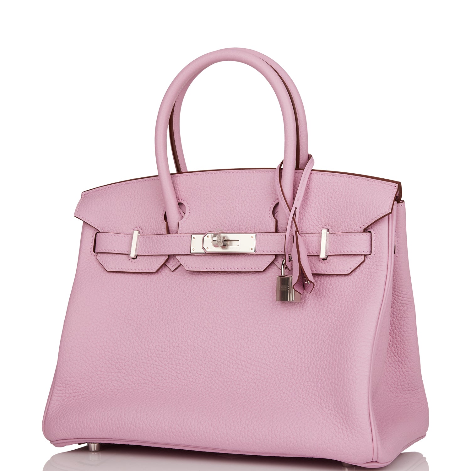 H Birkin 30 Mauve Syestre Clemence Palladium Hardware