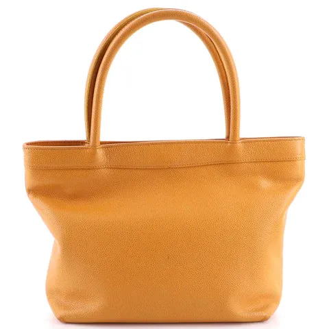 CC Vintage Open Tote Caviar Small