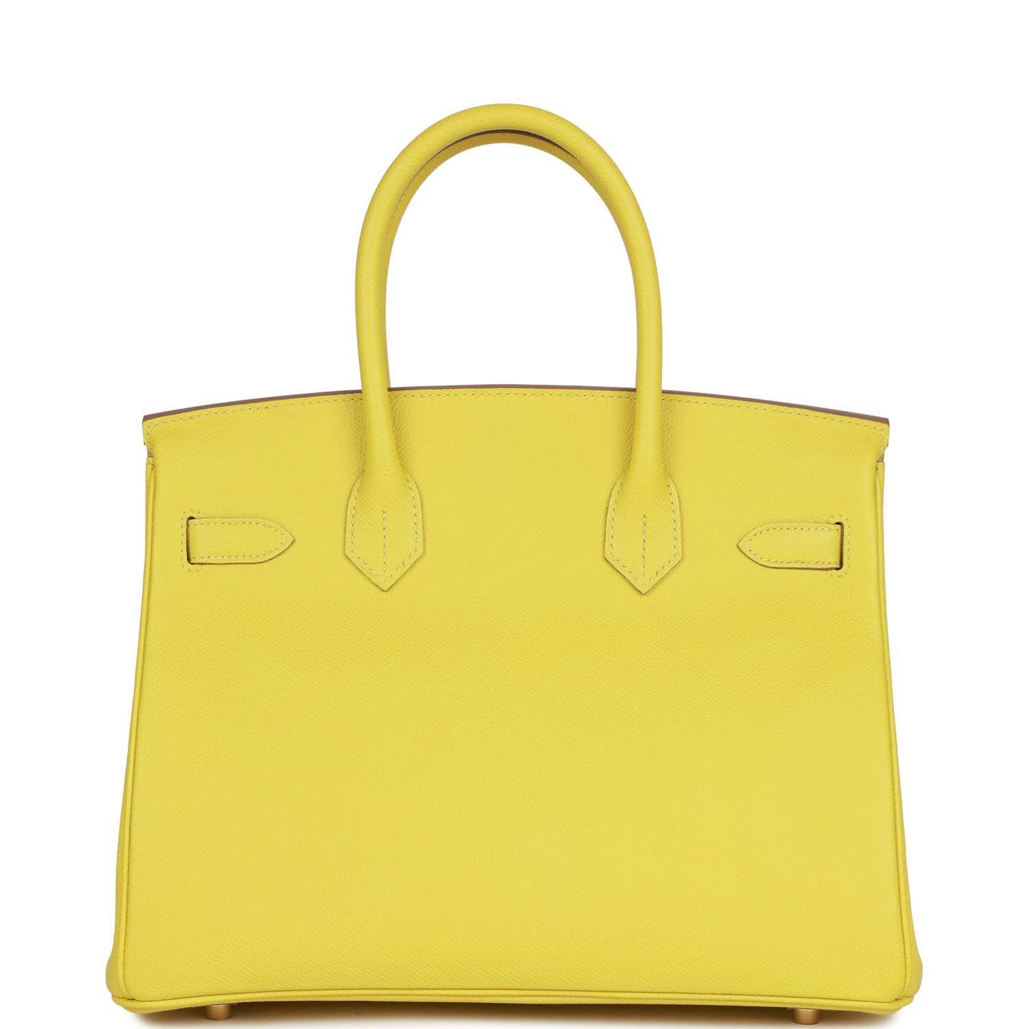 H Birkin 30 Lime Epsom Gold Hardware