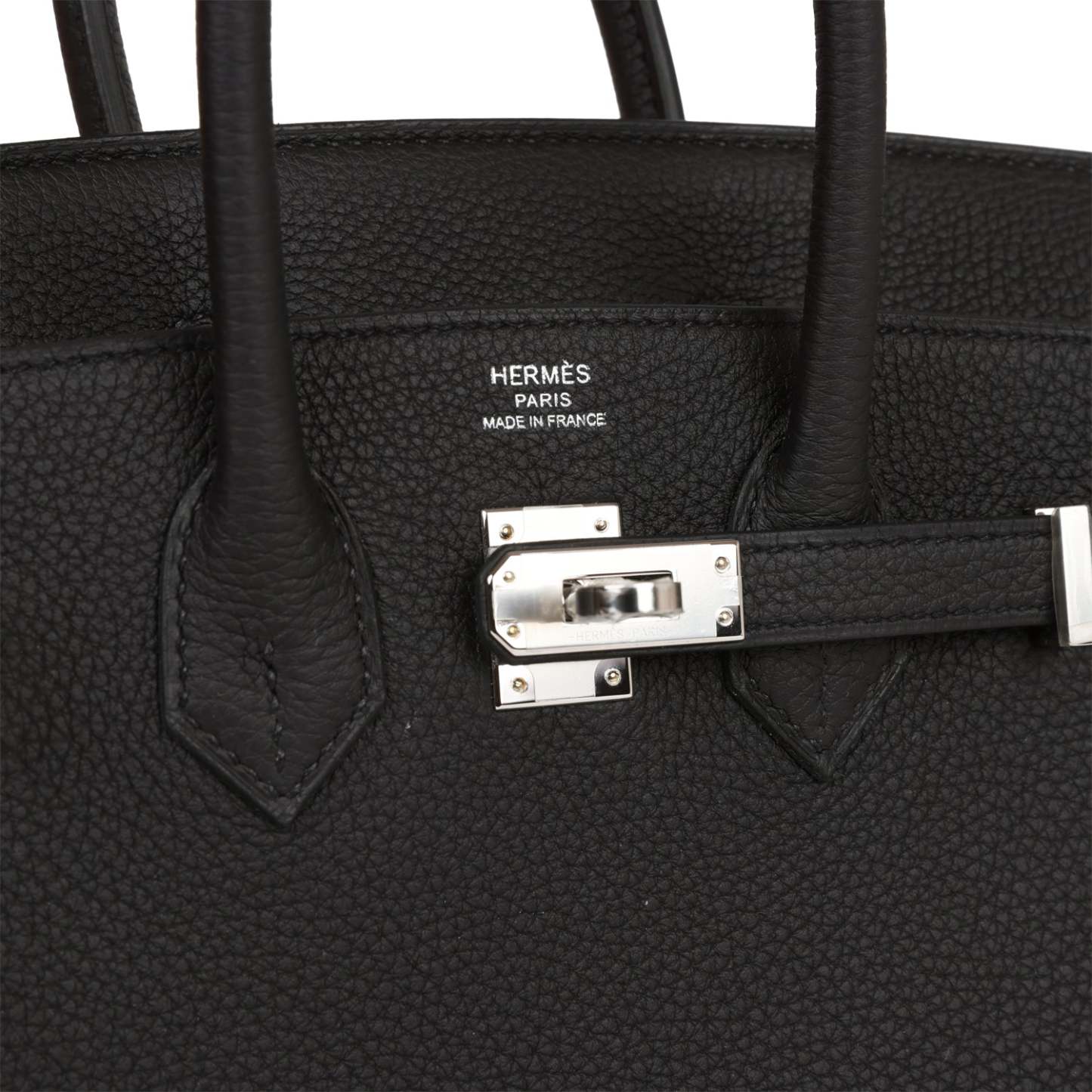 H Birkin 25 Black Togo Palladium Hardware