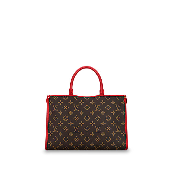 L-bag Monogram Canvas POPINCOURT PM RED