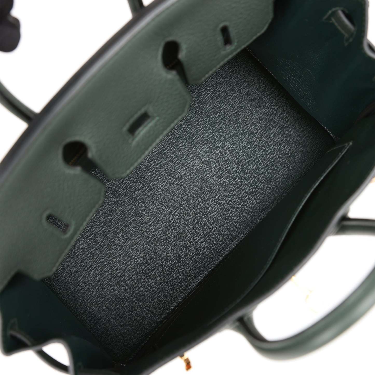 H Birkin 25 Vert Fonce Togo Gold Hardware