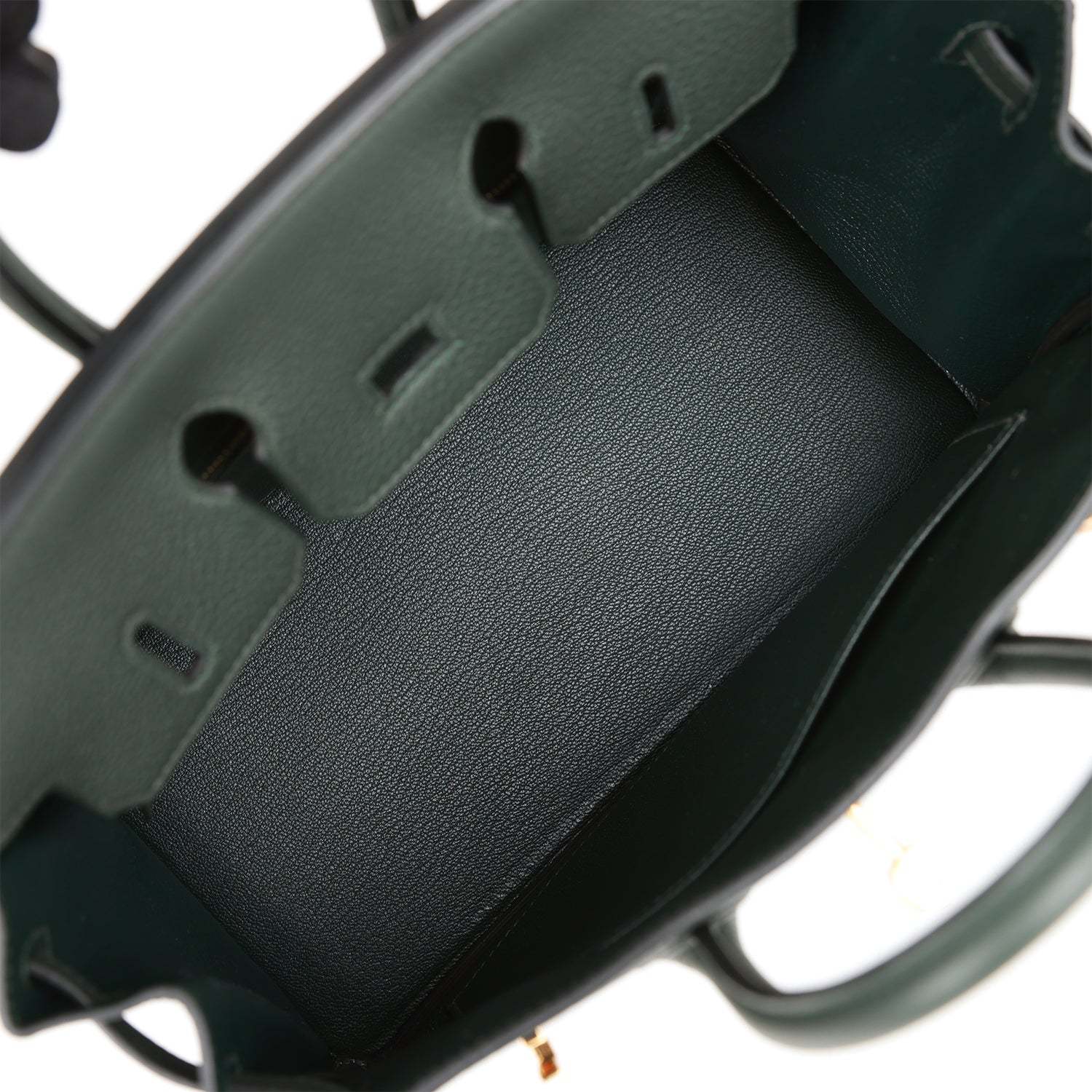 H Birkin 25 Vert Fonce Togo Gold Hardware