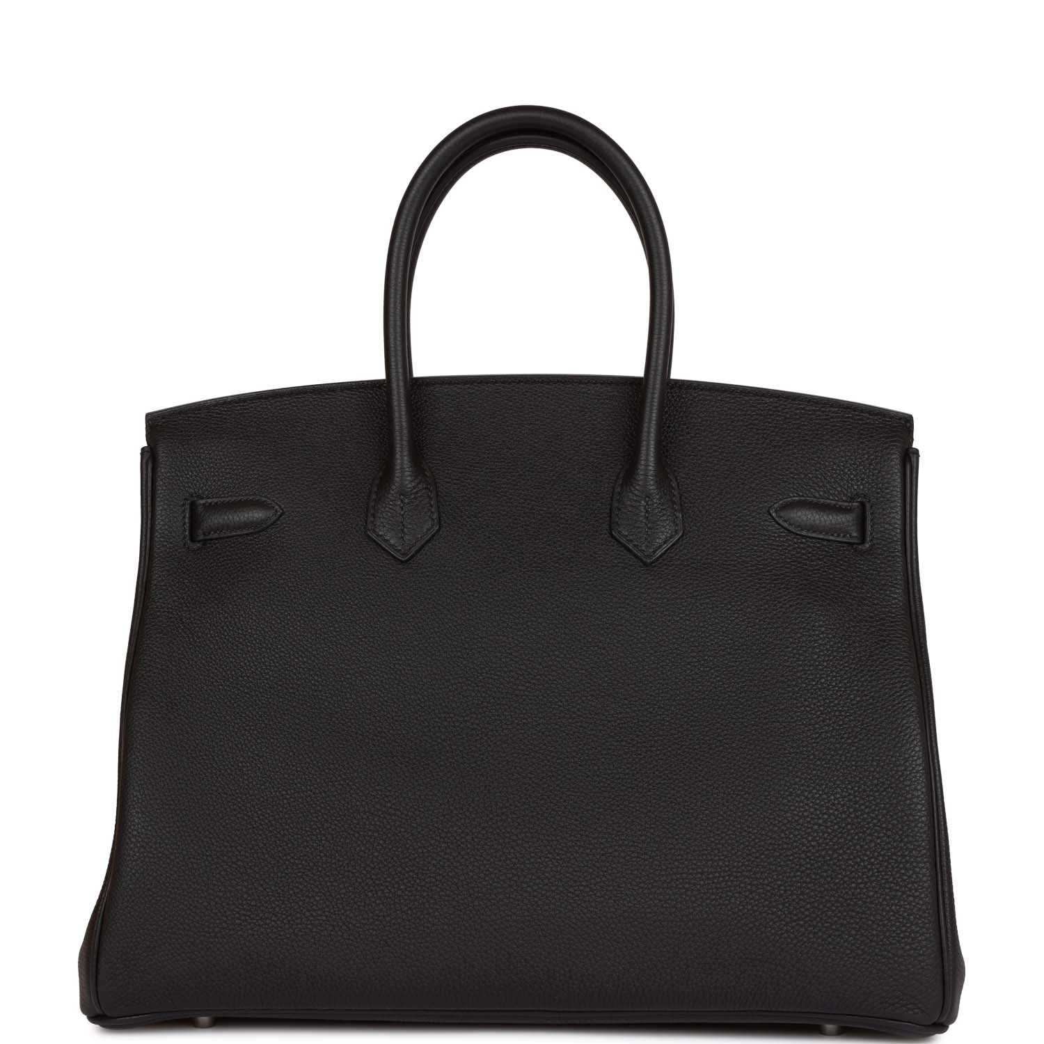 H Birkin 35 Black Togo Palladium Hardware