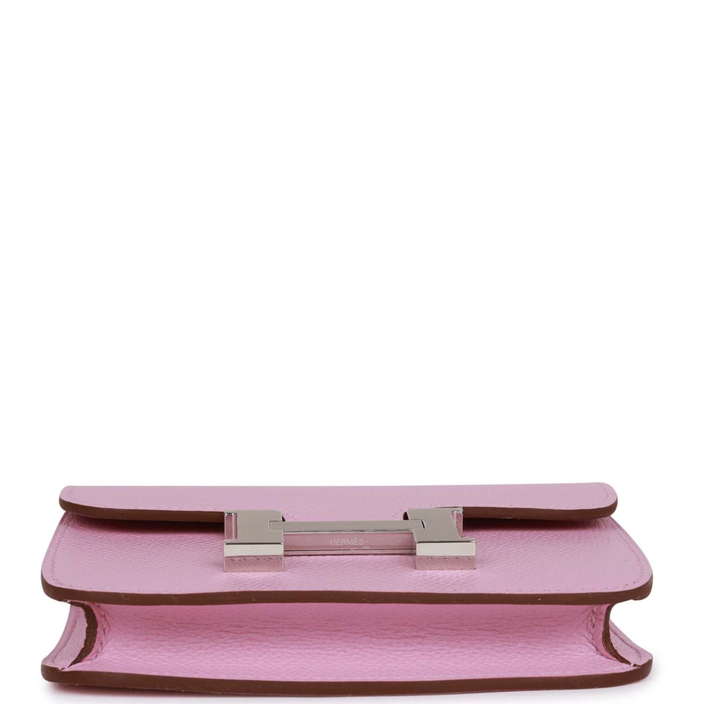 H Constance Slim Wallet Mauve Syestre Epsom Palladium Hardware