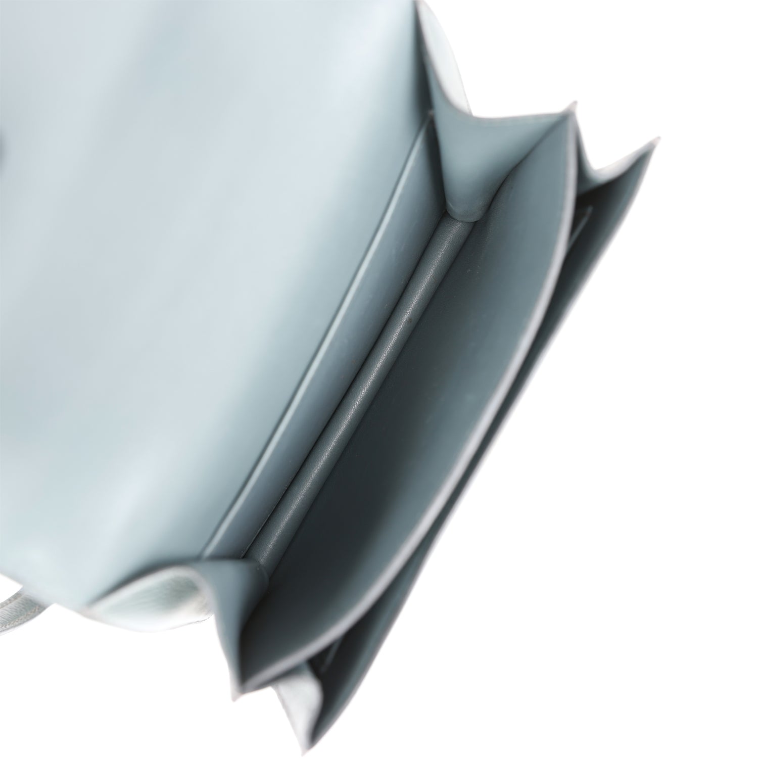 H Constance 18 Bleu Orage Epsom Gold Hardware