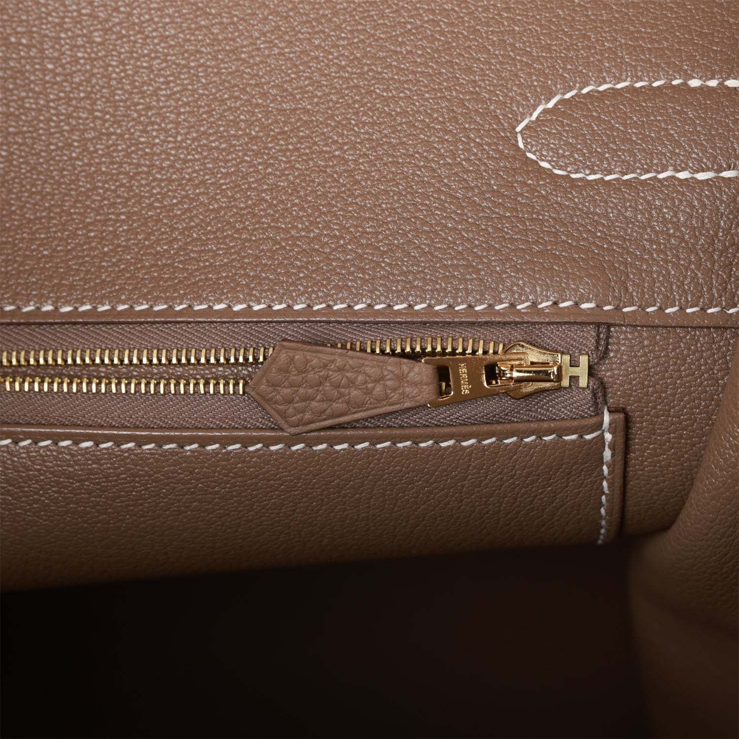 H Birkin 35 Etoupe Togo Gold Hardware