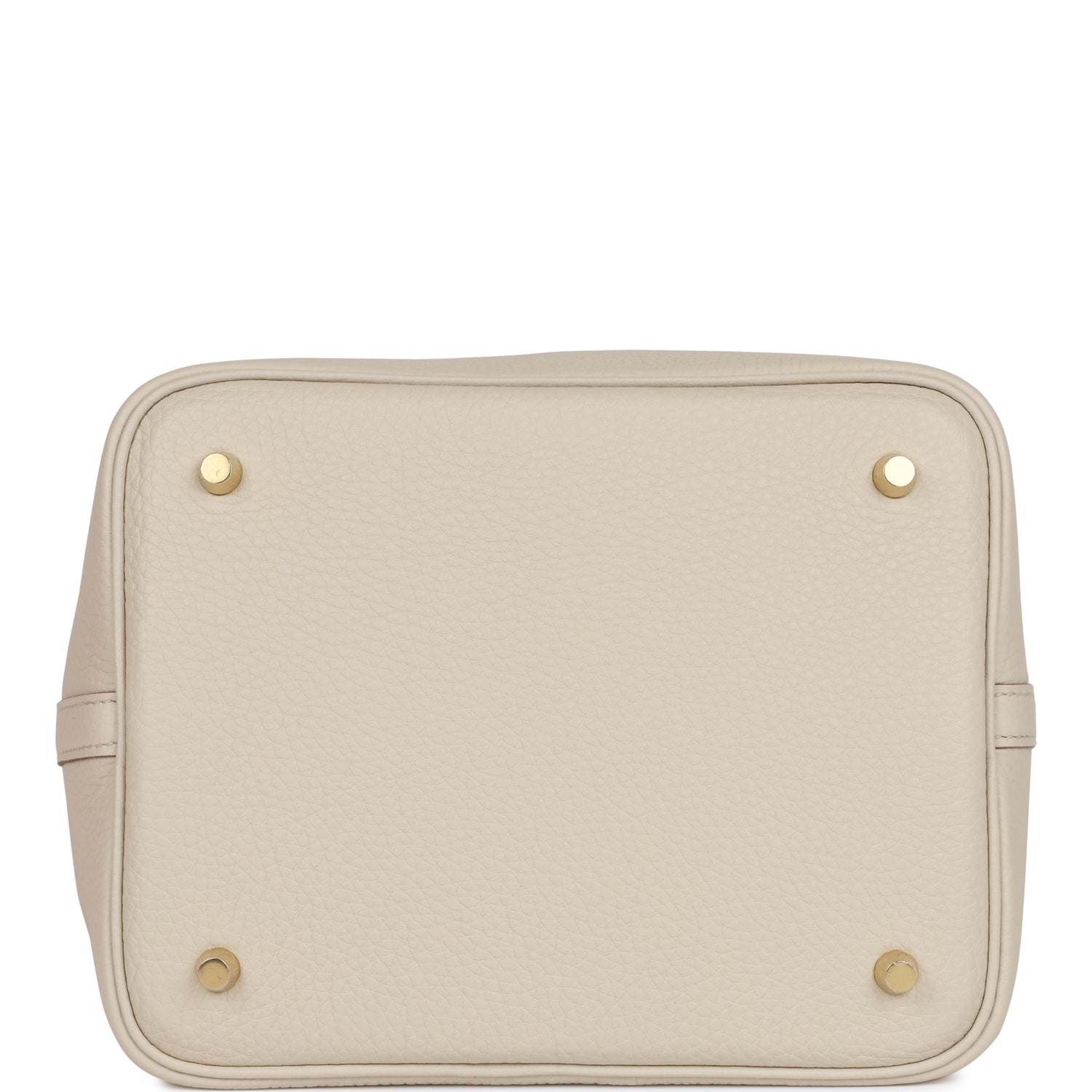 H Picotin Lock 22 Beton Clemence Gold Hardware