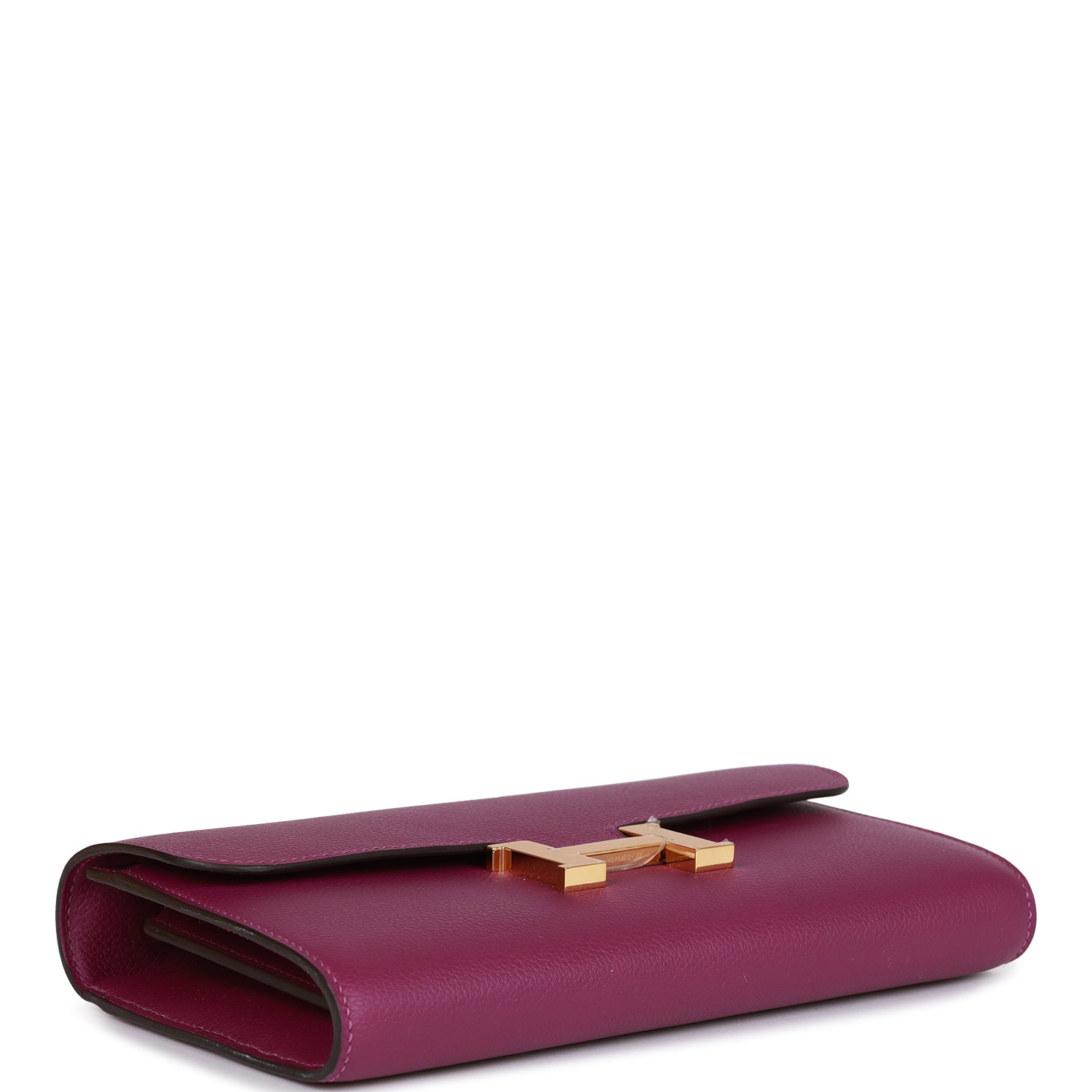 H Constance Wallet To Go Anemone Evercolor Gold Hardware