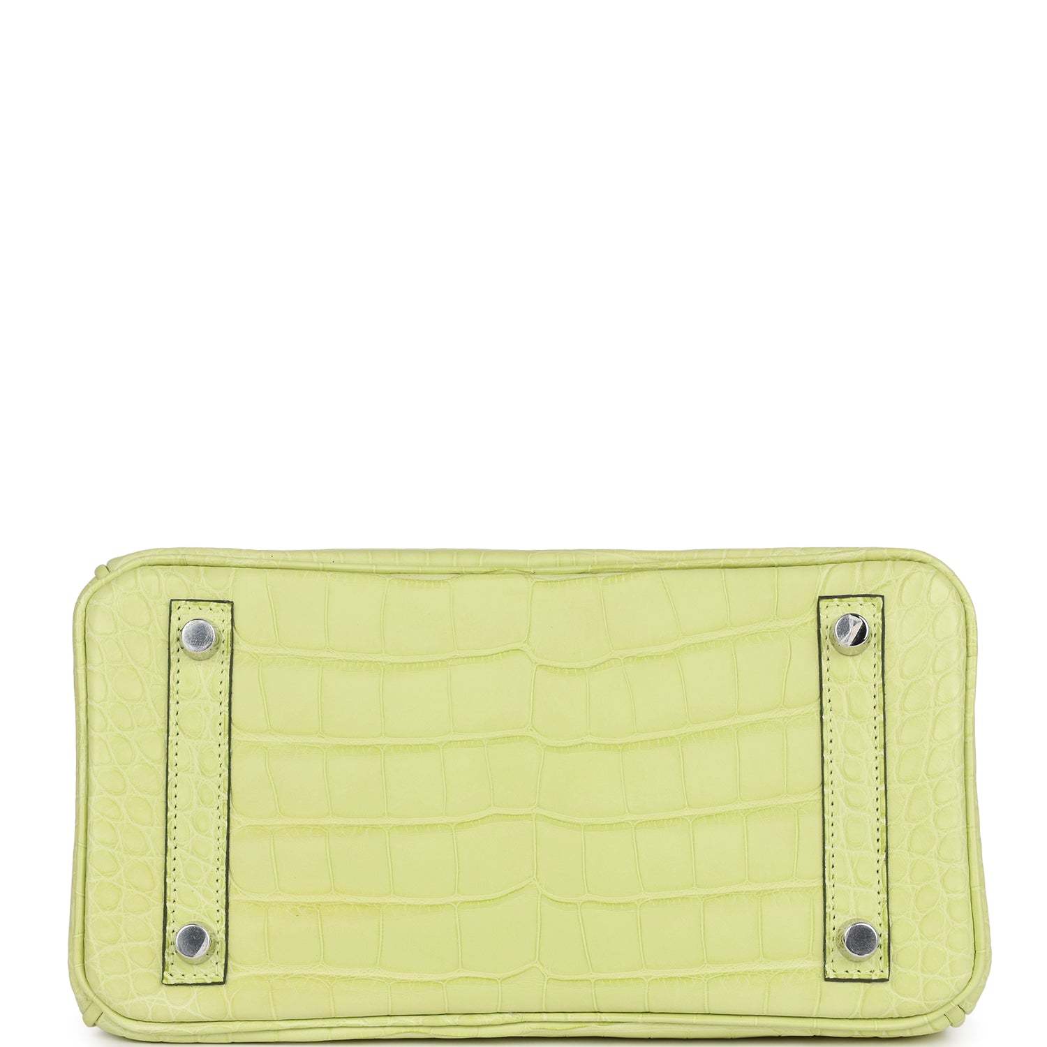 H Birkin 25 Jaune Bourgeon Matte Alligator Palladium Hardware