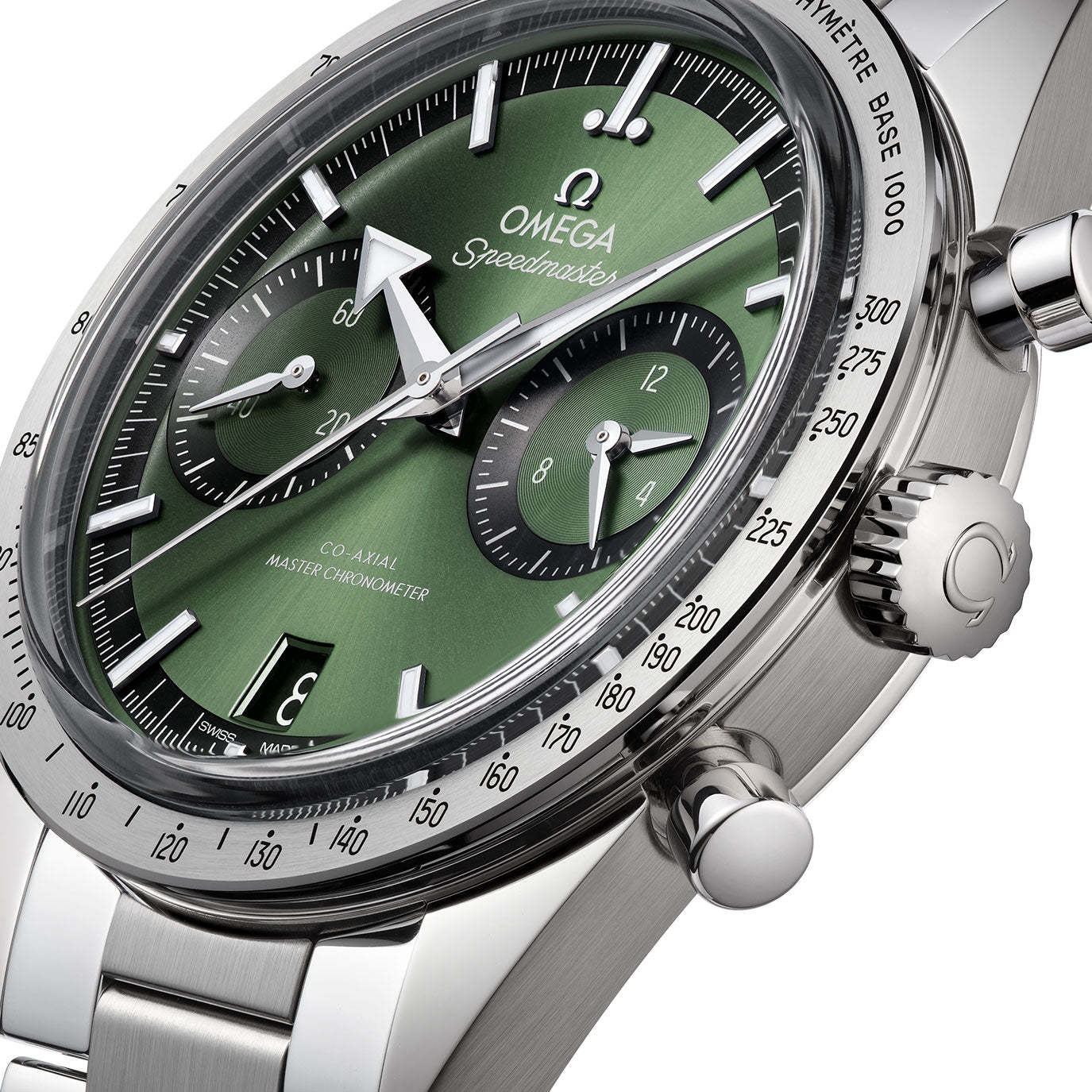 Omega New 2024, Speedmaster Moonphase, 332.10.41.51.10.001, box and papers