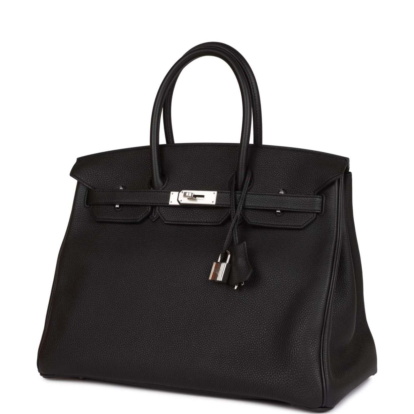 H Birkin 35 Black Togo Palladium Hardware
