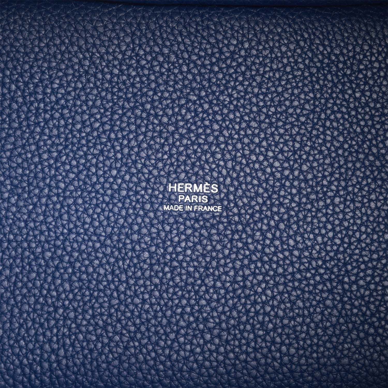 H Picotin Lock 18 Bleu Saphir Maurice Palladium Hardware