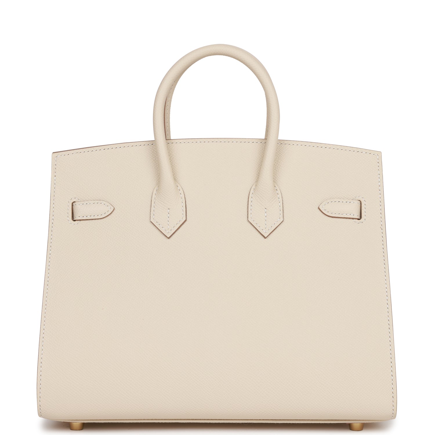 H Birkin Sellier 25 Craie Epsom Gold Hardware