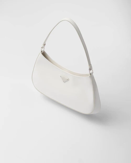 PP Cleo brushed leather shoulder bag - White