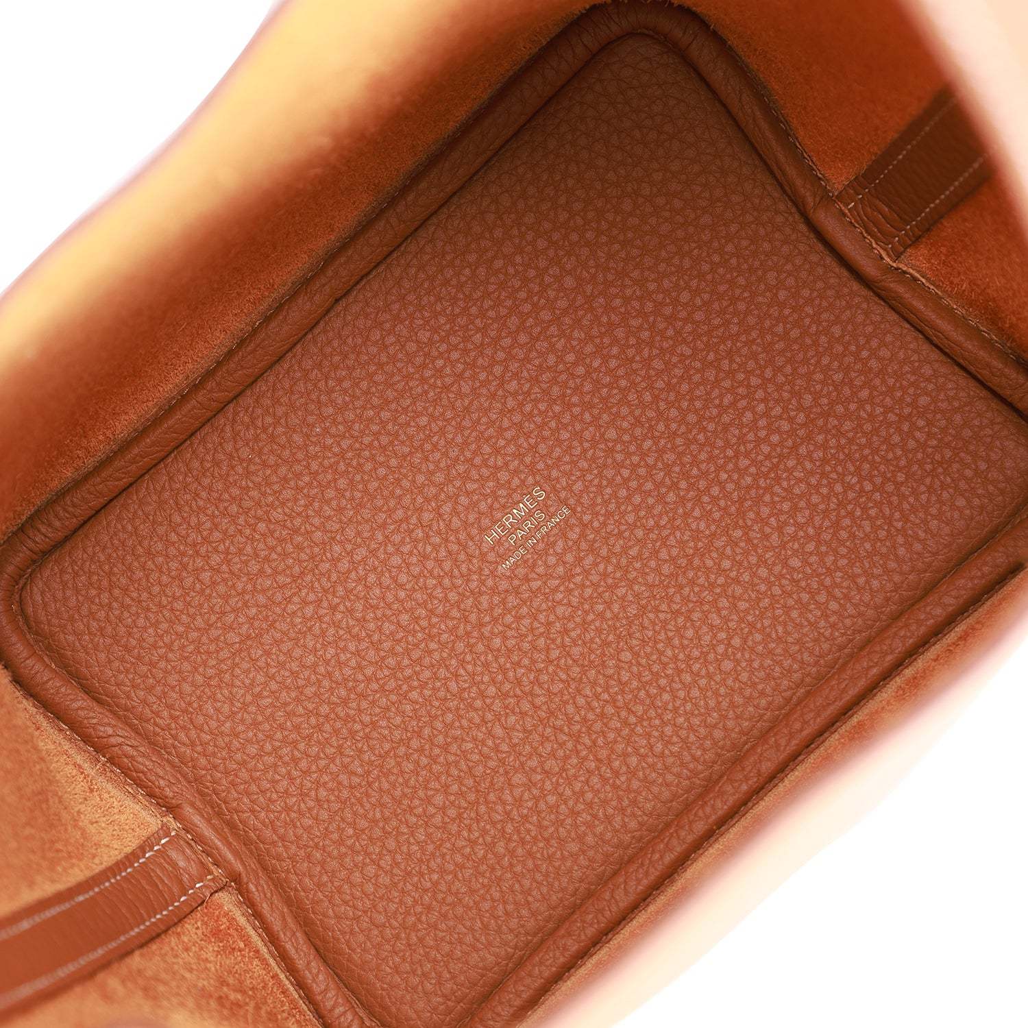 H Eclat Picotin Lock 18 Gold Clemence Gold Hardware