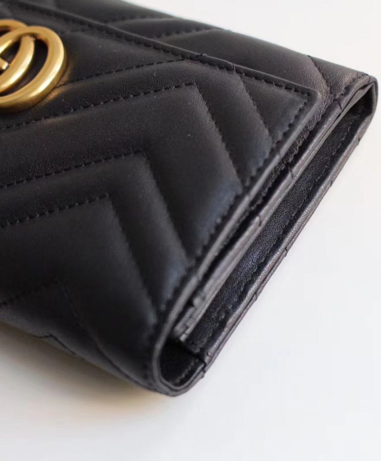 GG GG Marmont continental wallet 443436