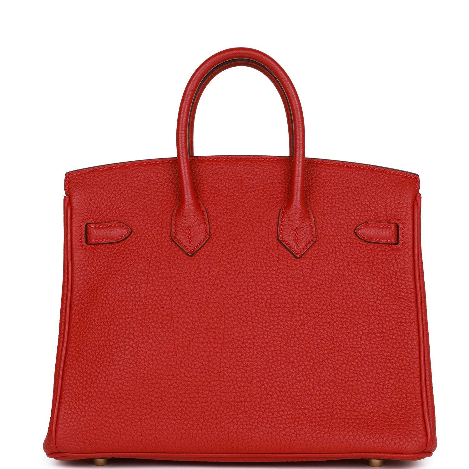 H Birkin 25 Rouge Vif Togo Gold Hardware