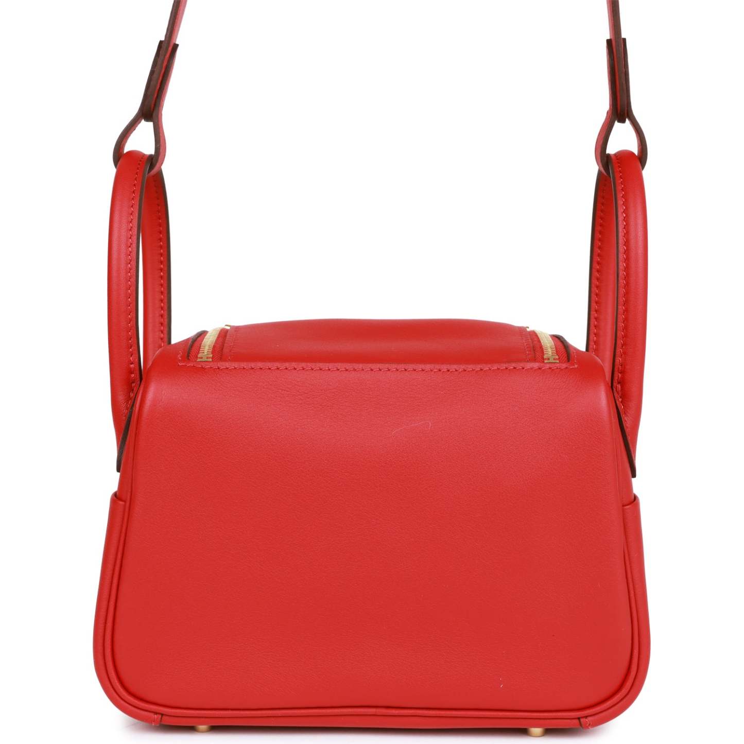 H Mini Lindy Rouge Piment Swift Gold Hardware