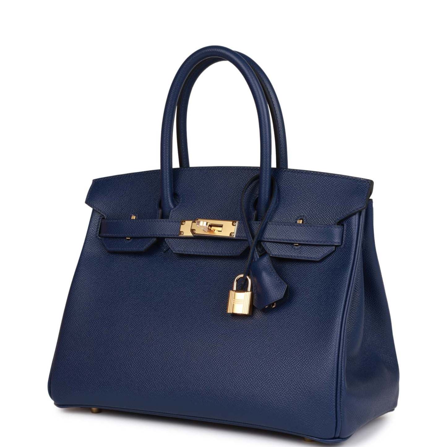 H Birkin 30 Bleu Saphir Epsom Gold Hardware