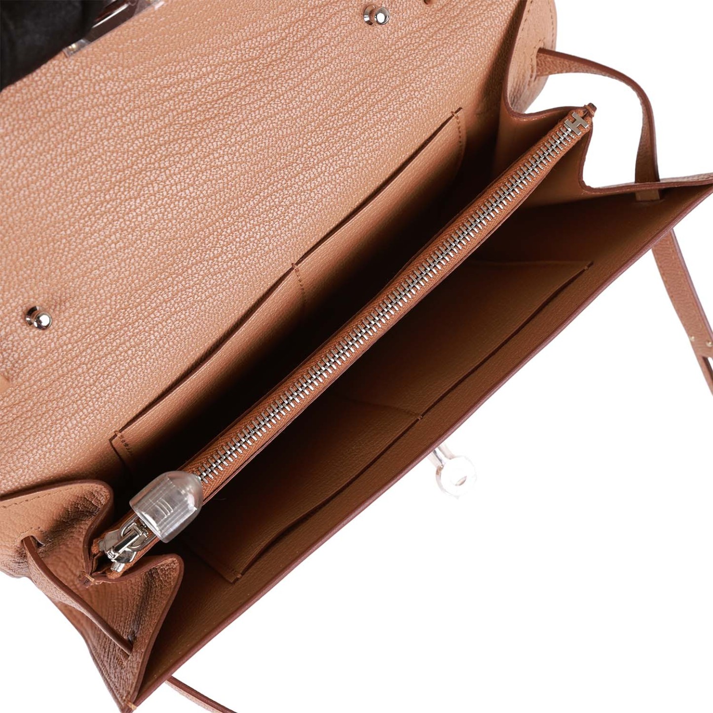 H Kelly Wallet To Go Quebracho Chevre Palladium Hardware