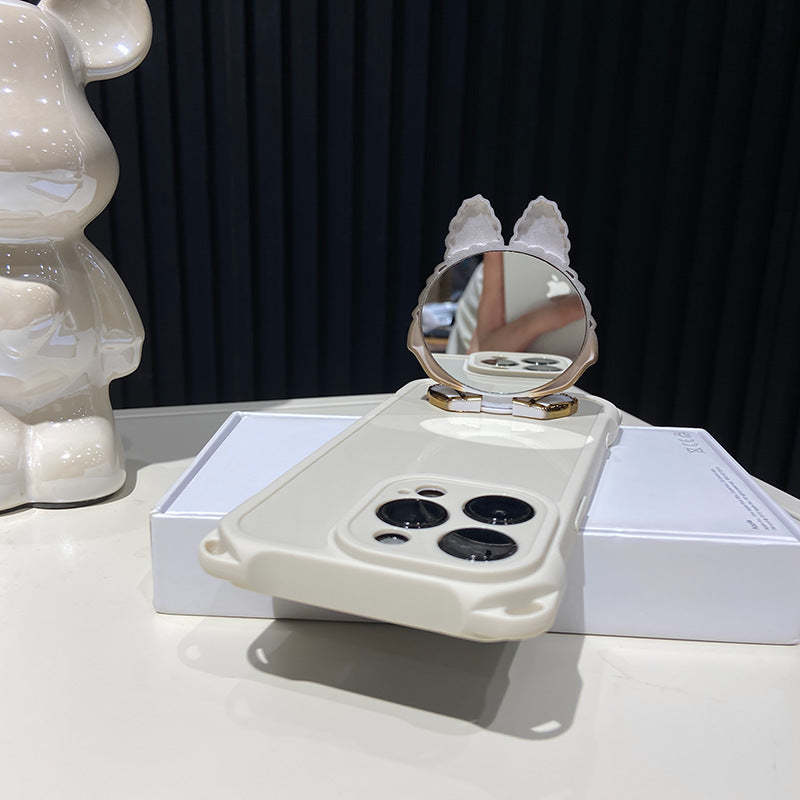 hard-shell-labubu-mirror-kickstand-iphone-case-rotatable-mirror-shockproof-design-3157