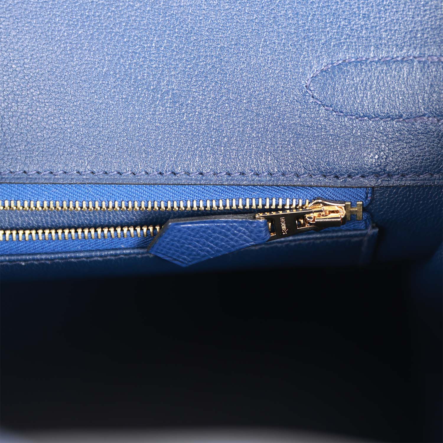 H Birkin 30 Bleu Saphir Epsom Gold Hardware