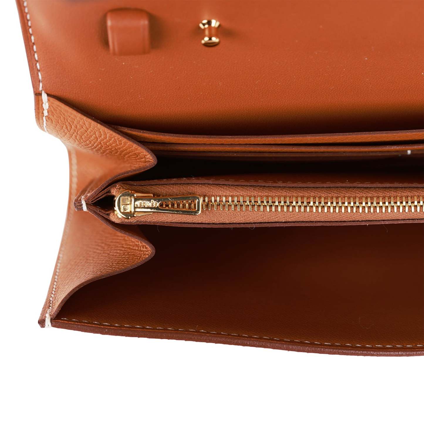 H Constance Wallet To Go Gold Epsom Gold Hardware