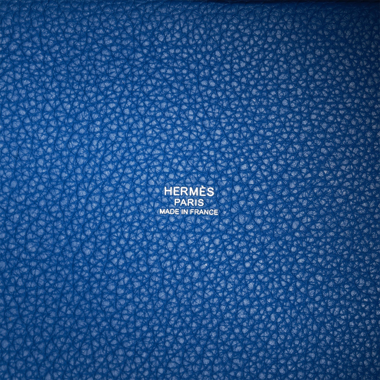 H Picotin Lock 18 Bleu France Clemence Palladium Hardware