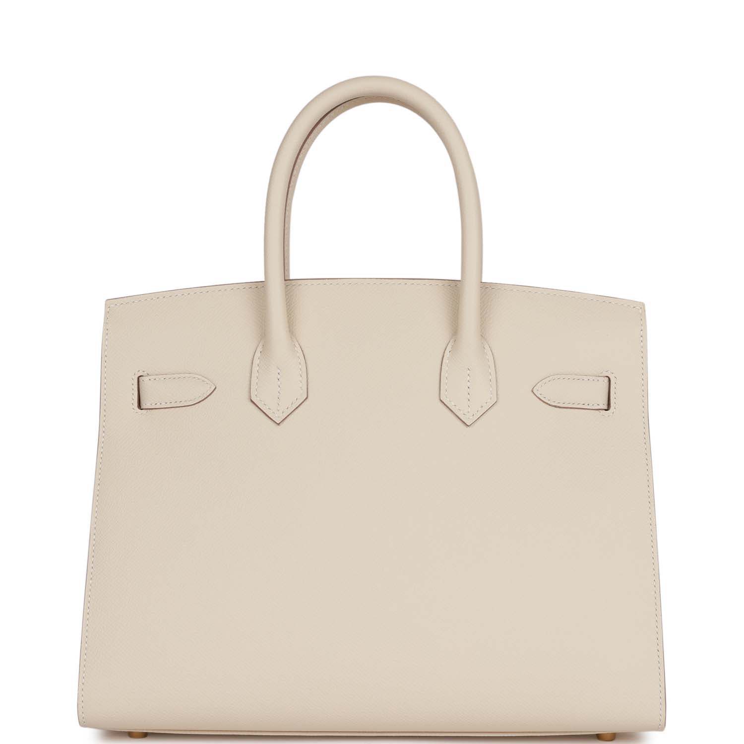 H Birkin Sellier 30 Craie Epsom Gold Hardware