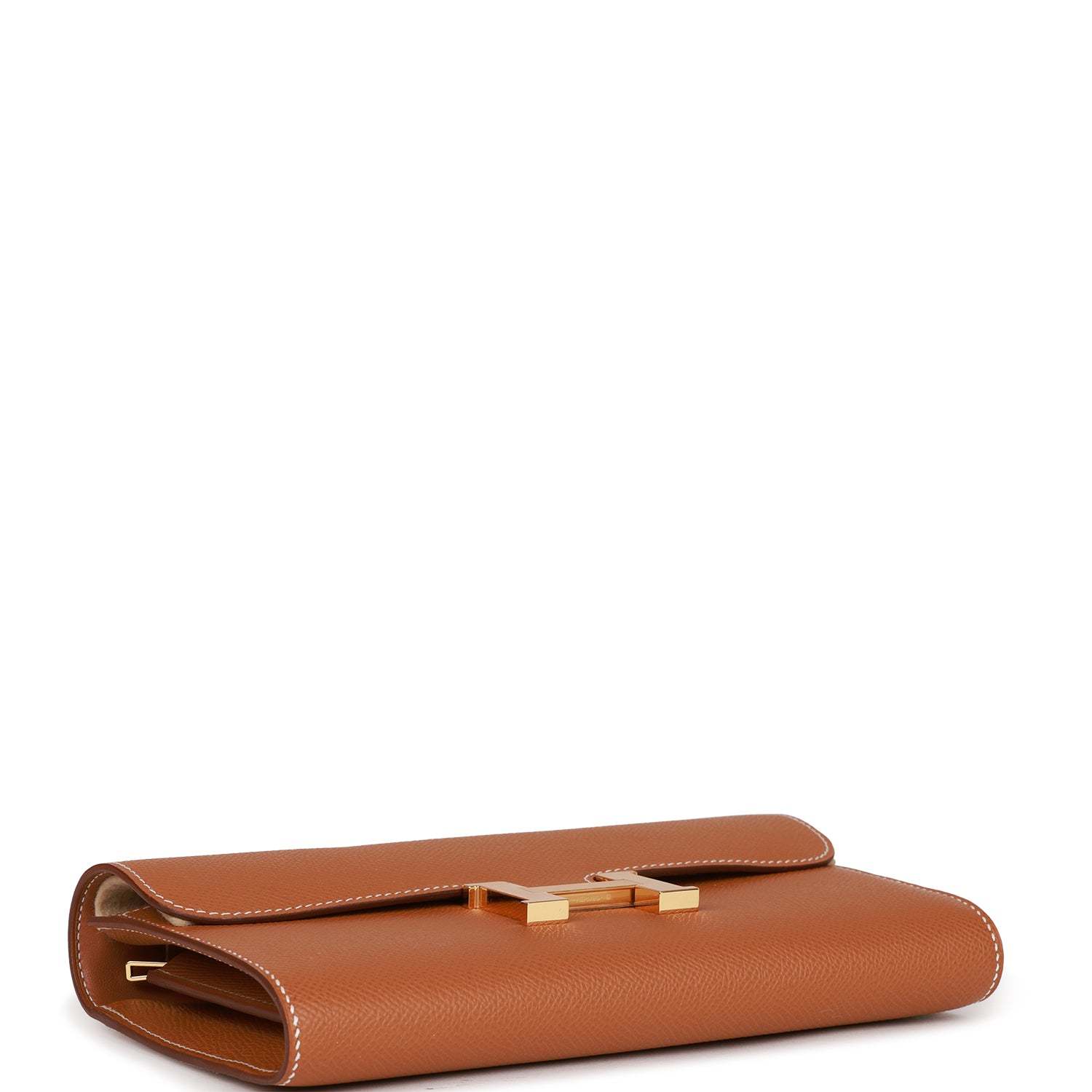 H Constance Wallet To Go Gold Epsom Gold Hardware