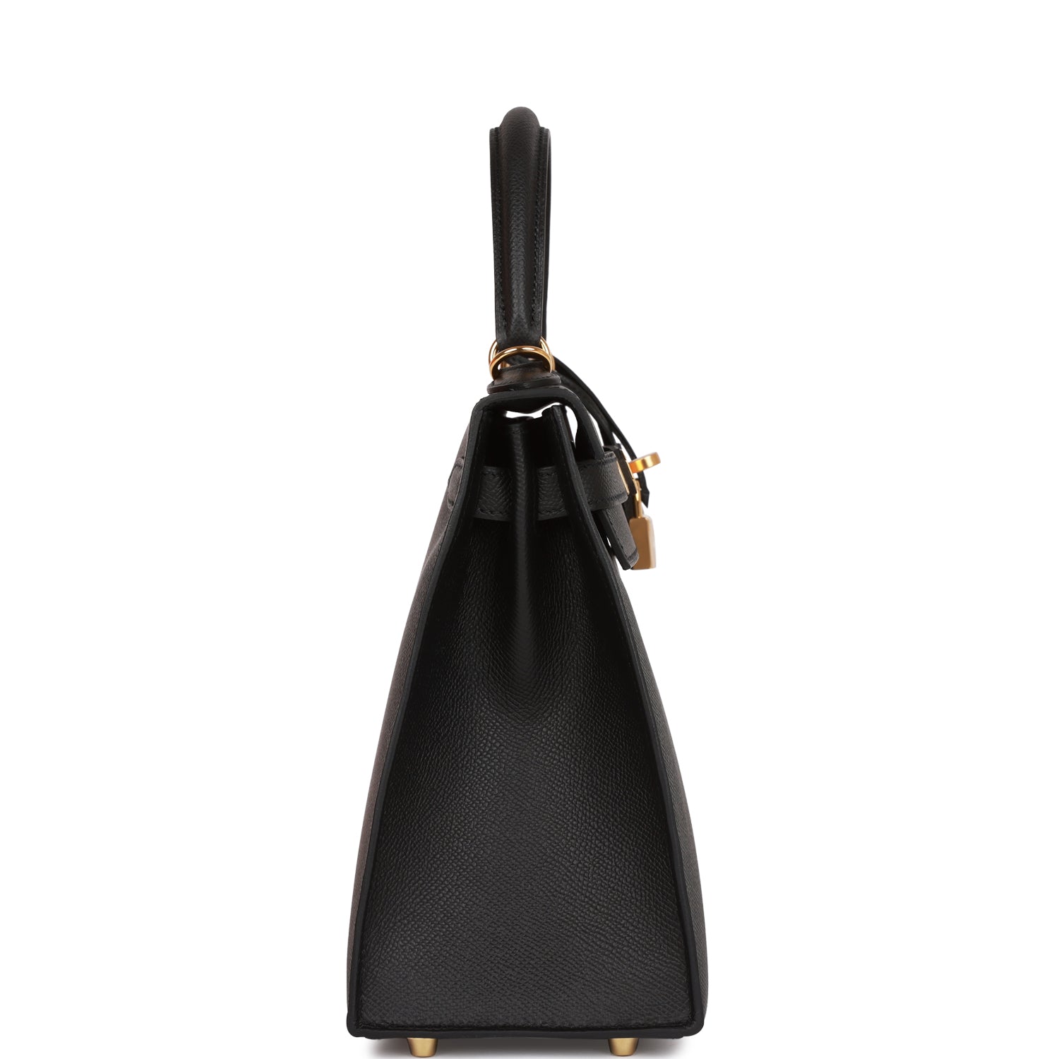 H Kelly Sellier 28 Black Epsom Gold Hardware