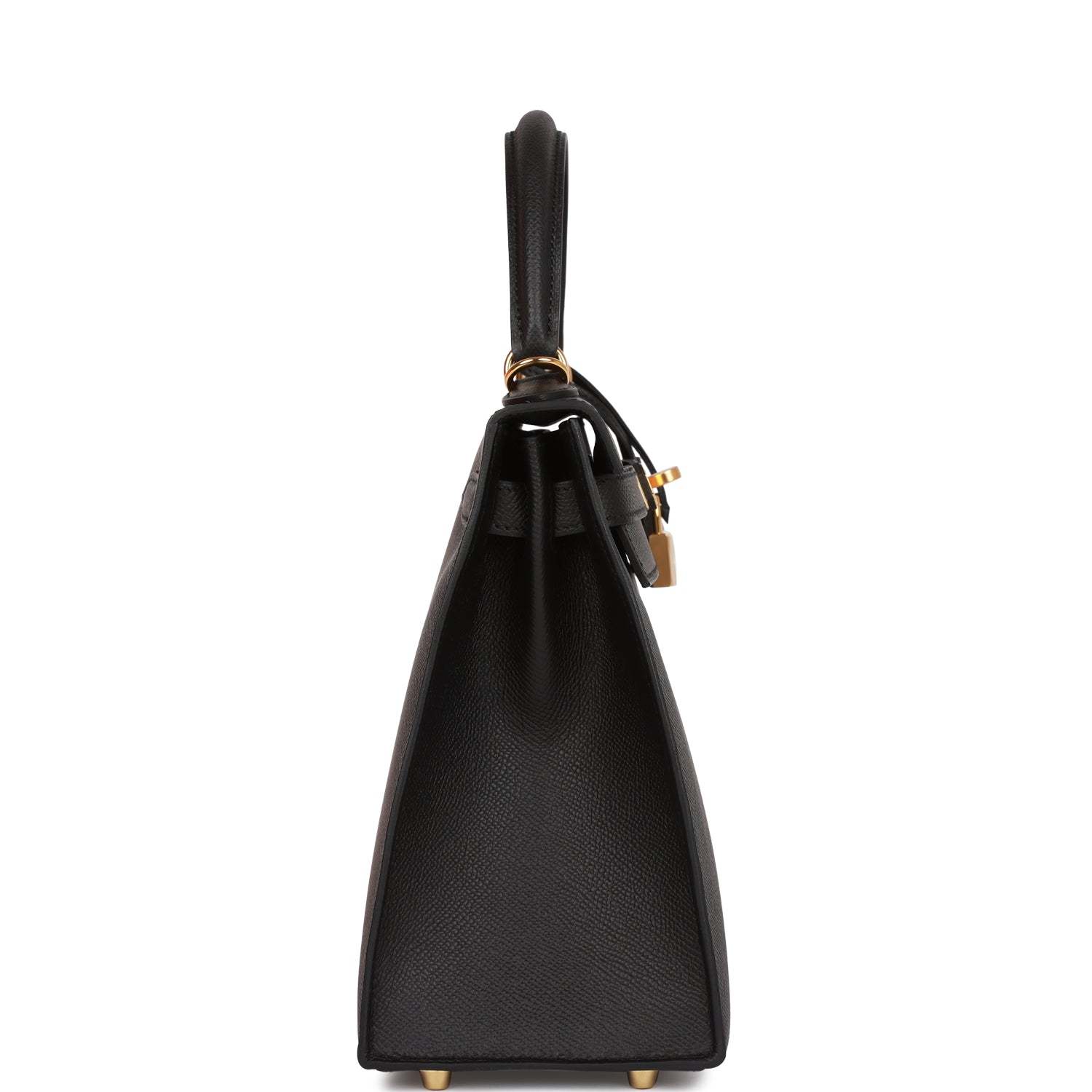 H Kelly Sellier 28 Black Epsom Gold Hardware