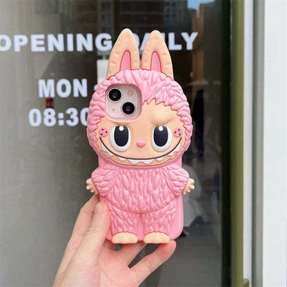 cute-cartoon-labubu-zimomo-silicon-case-brown-pink-iphone-case-6825