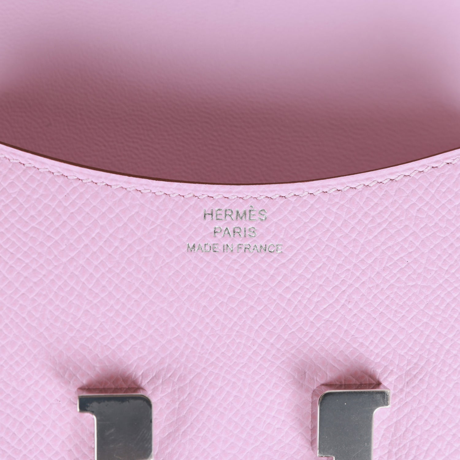 H Constance Slim Wallet Mauve Syestre Epsom Palladium Hardware