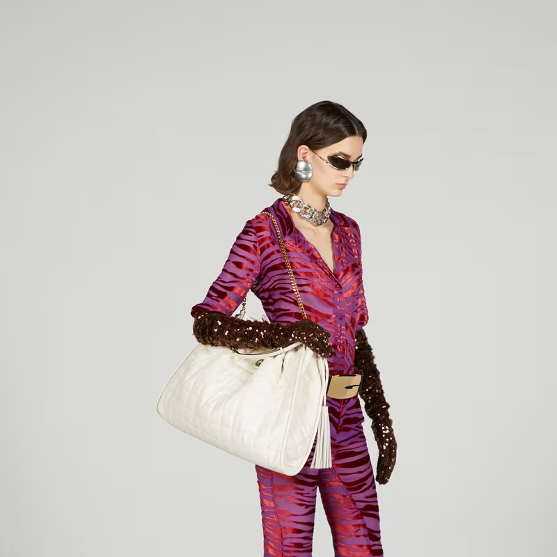 GG Deco large tote bag