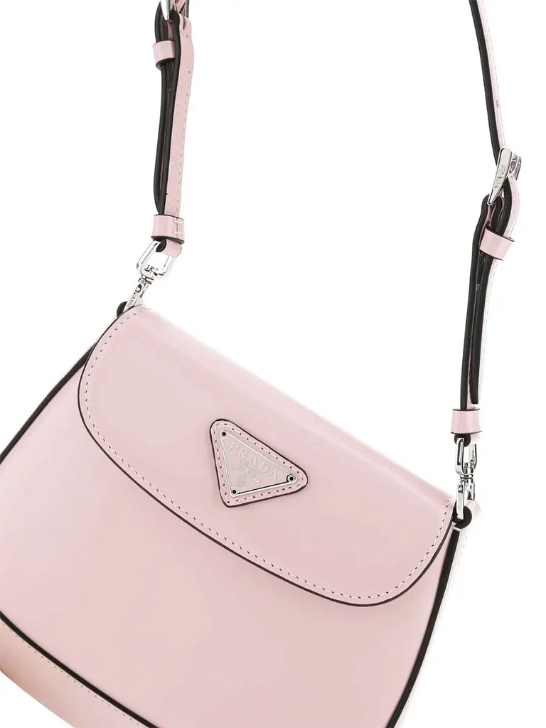 PP Cleo Brushed Leather Mini Bag in Alabaster Pink