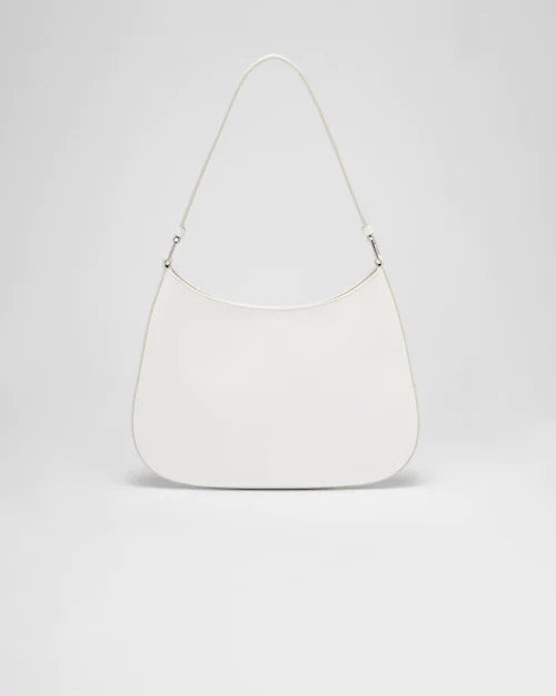PP Cleo brushed leather shoulder bag - White