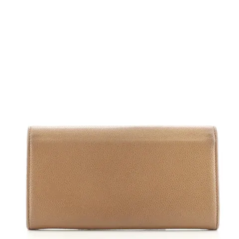 CC Timeless CC Flap Wallet Caviar Long