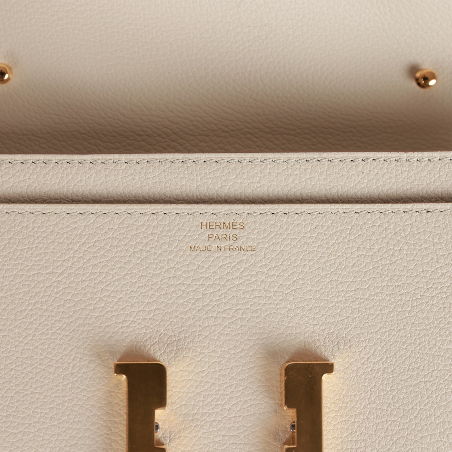 H Constance Wallet To Go Beton Evercolor Gold Hardware