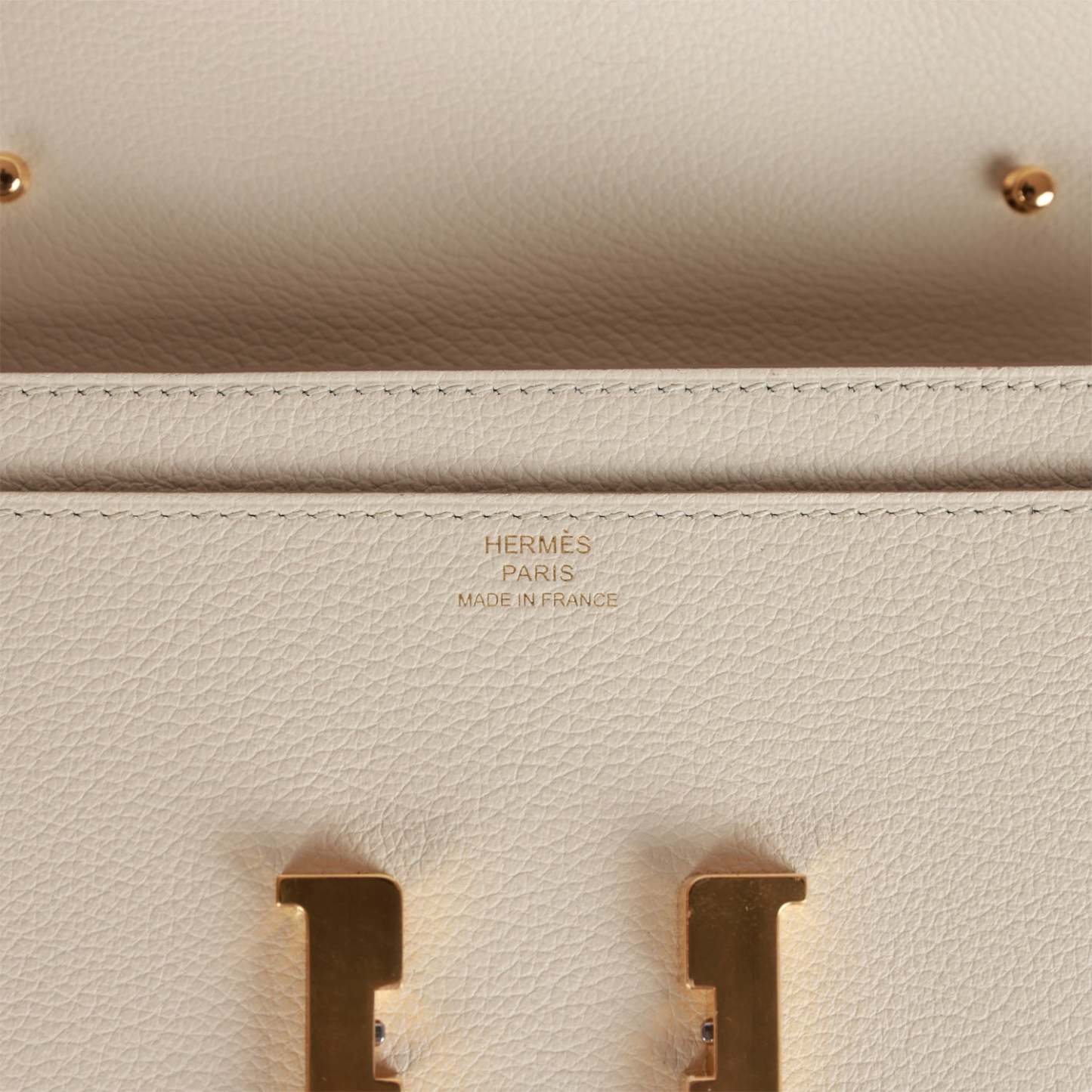 H Constance Wallet To Go Beton Evercolor Gold Hardware