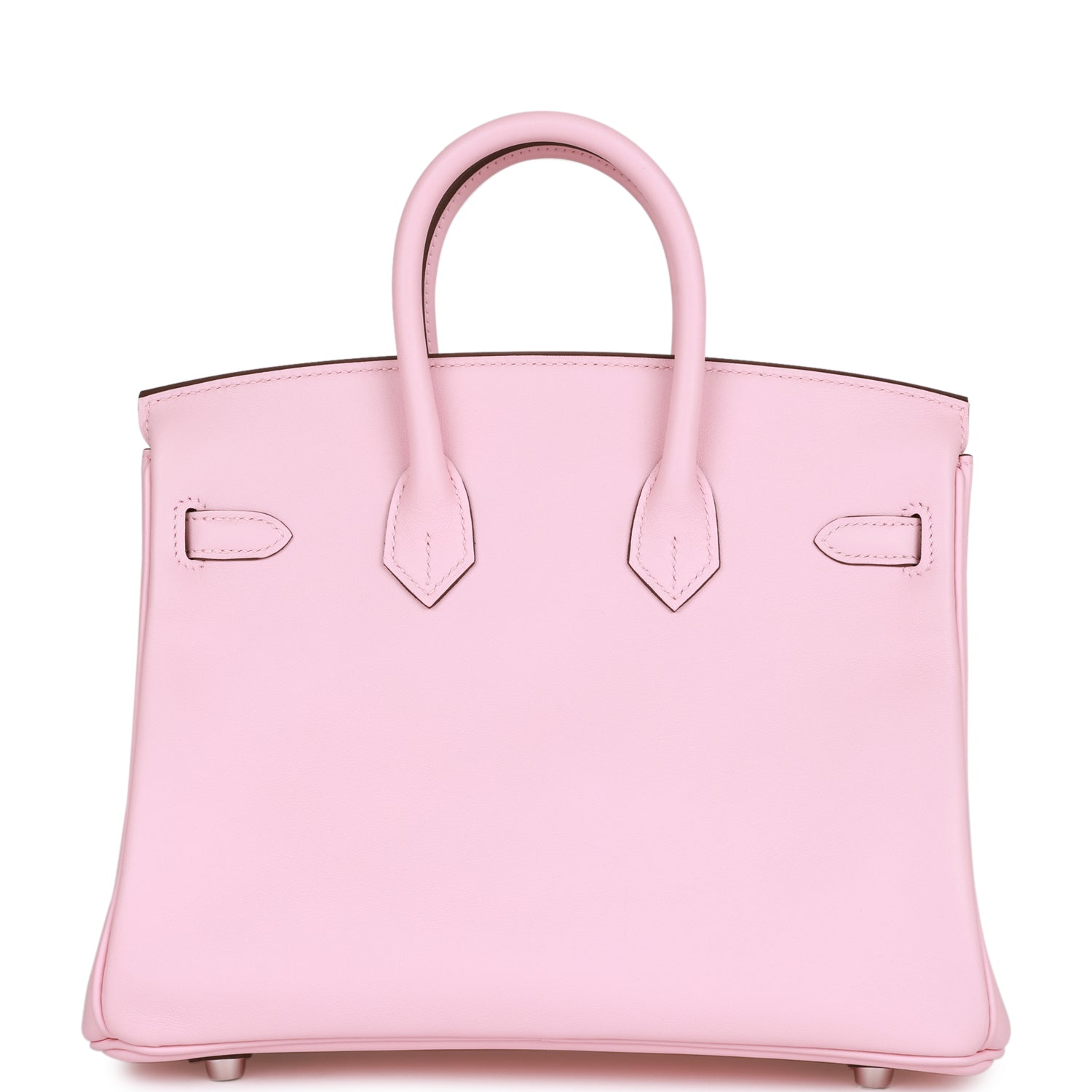 H Birkin 25 Rose Sakura Swift Palladium Hardware