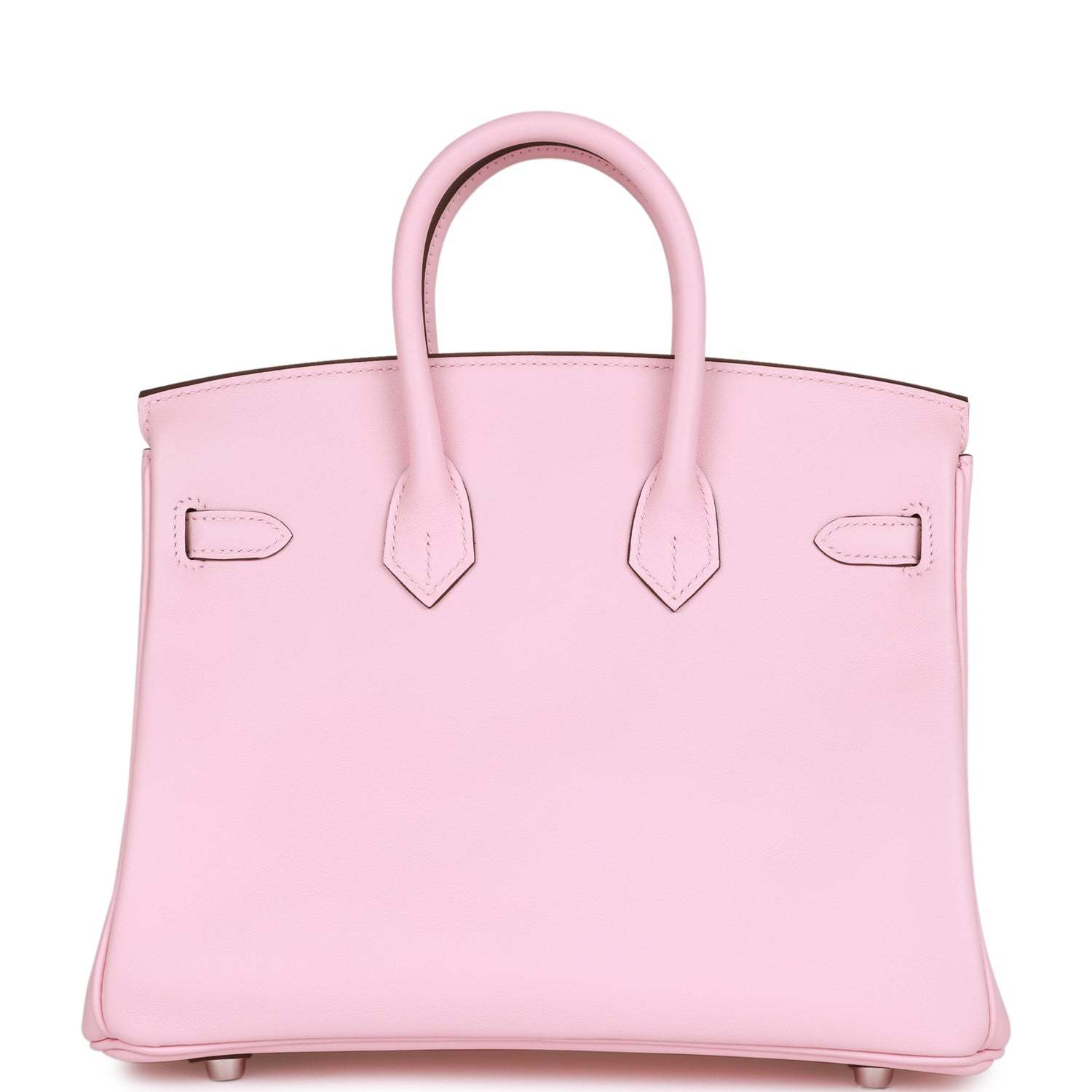 H Birkin 25 Rose Sakura Swift Palladium Hardware