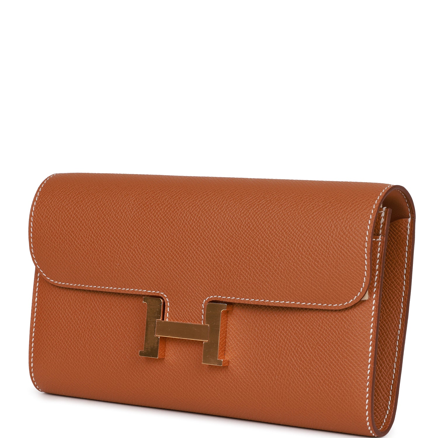 H Constance Wallet To Go Gold Epsom Gold Hardware