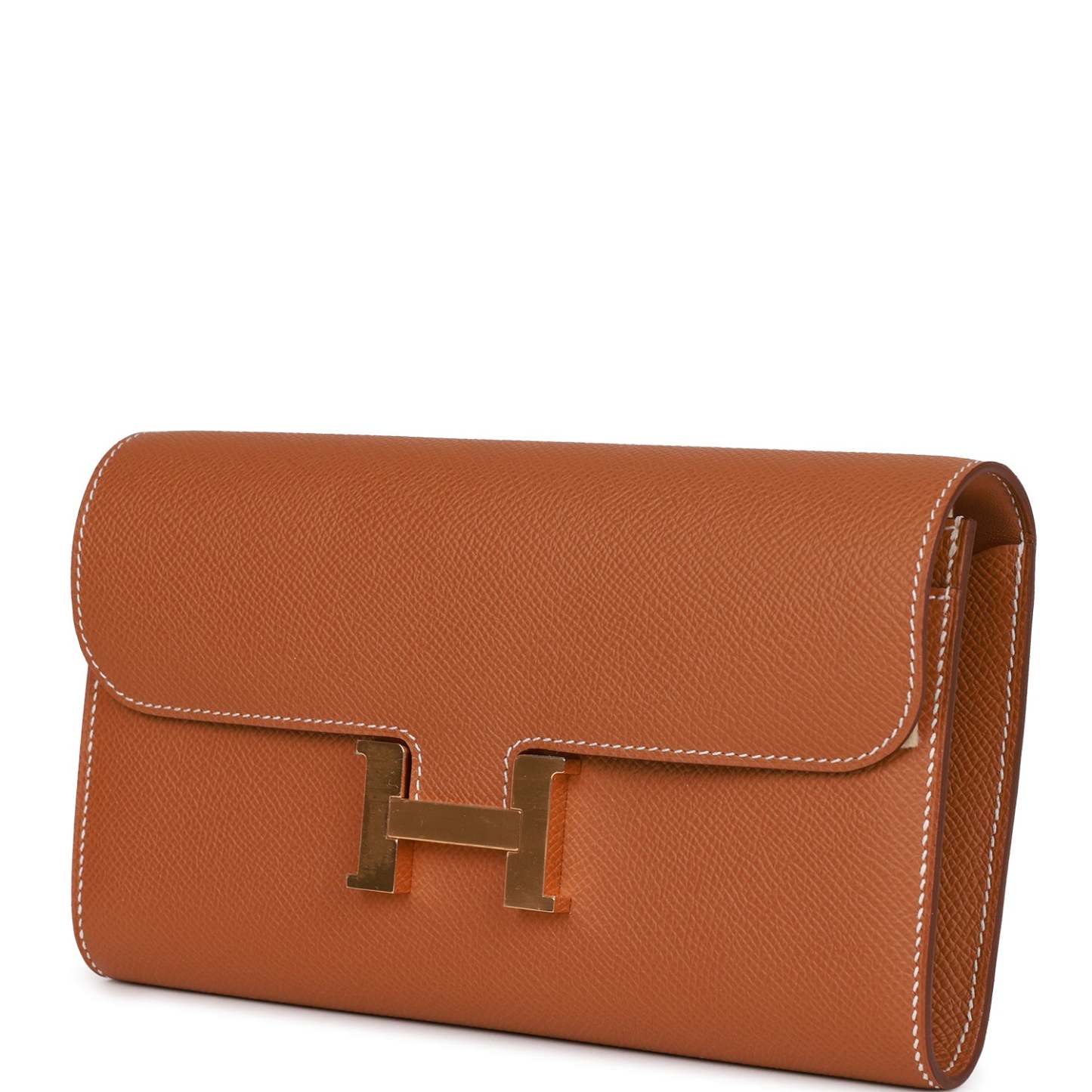 H Constance Wallet To Go Gold Epsom Gold Hardware