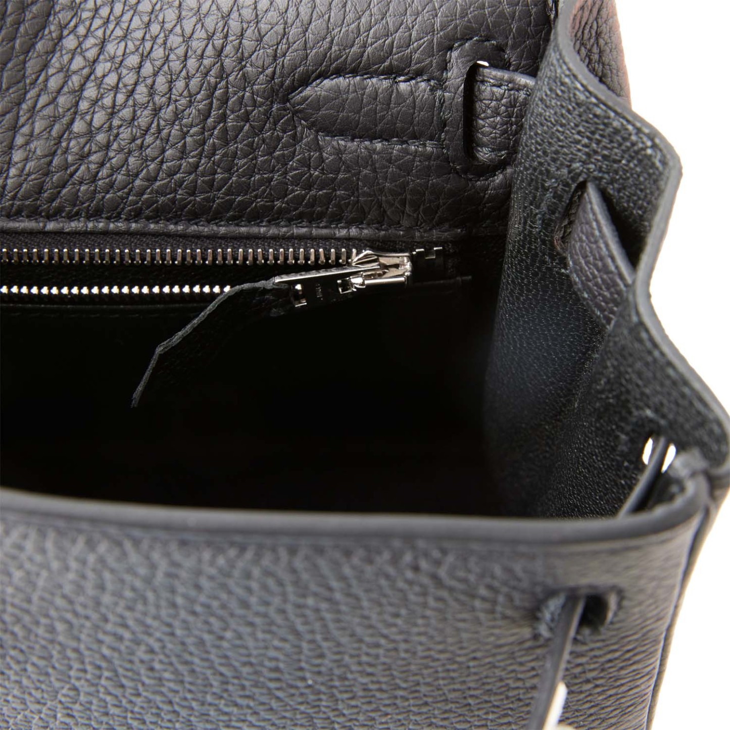 H Kelly Retourne 25 Black Togo Palladium Hardware