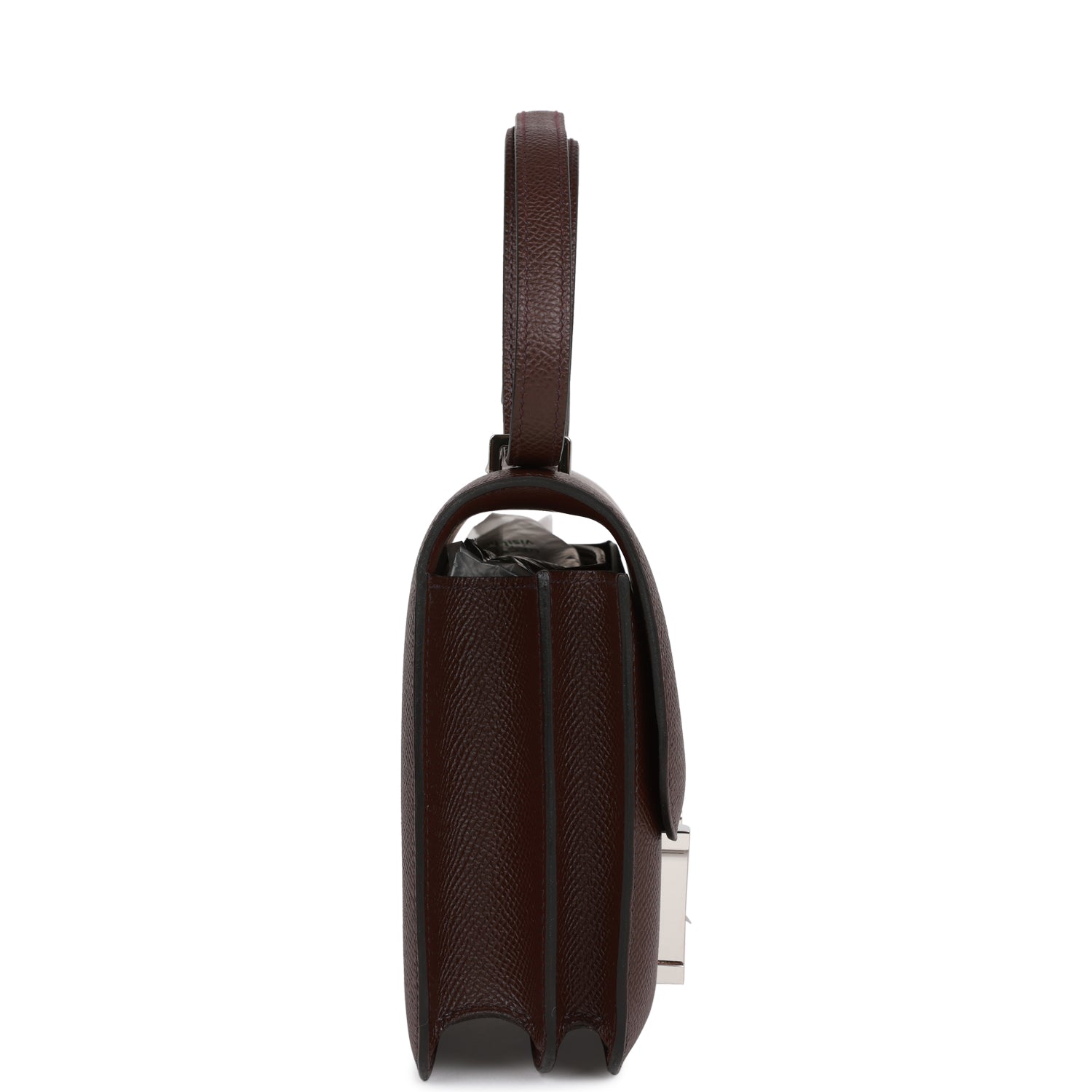 H Constance 18 Rouge Sellier Epsom Palladium Hardware