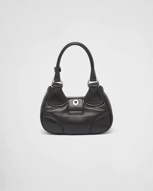 PP Moon padded nappa-leather bag - Black
